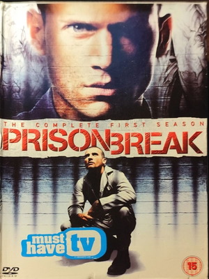 Prison Break DVD used, the complete first season, 6-disc set, English subtitles