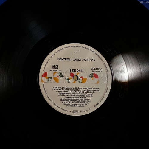 Janet Jackson Control vinyl used, first Greek press edition