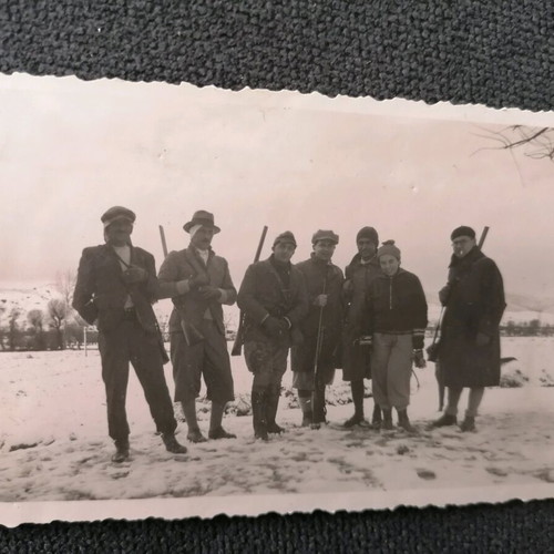 Hunters photo used, hunting campaign in the snow
