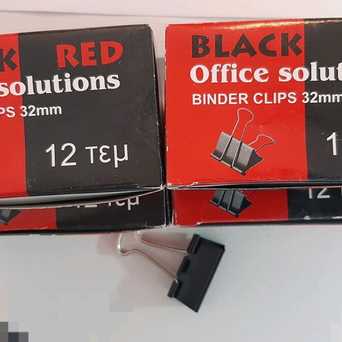 Metal clips 51 mm and 32 mm new, pack of 107 pieces