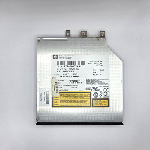 HP CD-RW/DVD Drive GCC-4241N Slim IDE Laptop Optical Drive like new