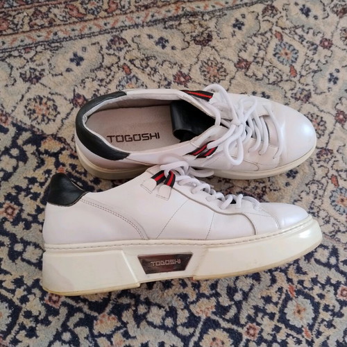 Togoshi men's sneakers like new, white, sporty, size 43