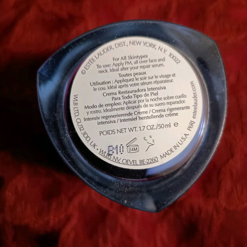 Estēe Lauder vintage empty cream jar used