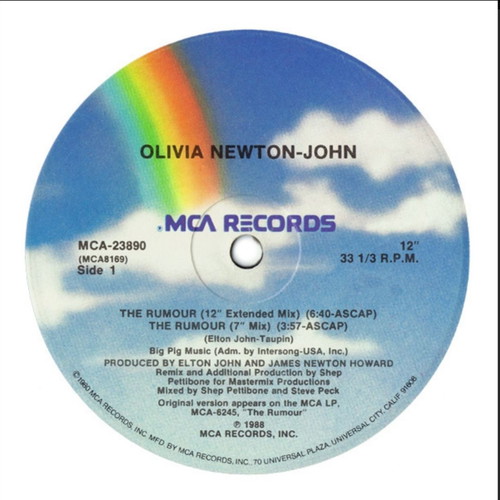 Olivia Newton-John The Rumour record like new