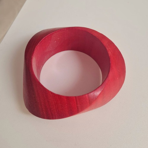 Wave wooden bracelet handmade like new