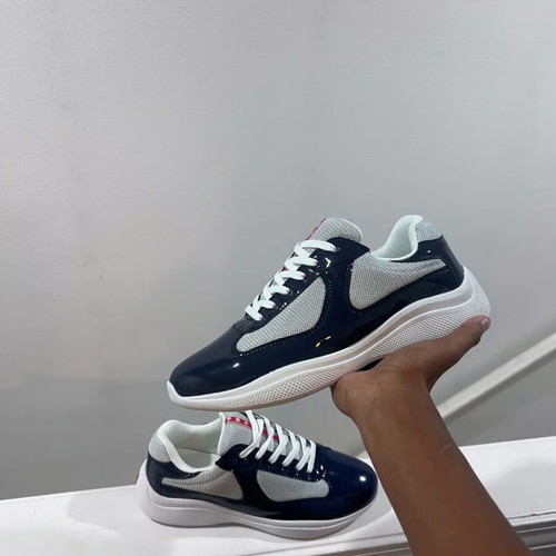 Prada Cups Blue and White Shoes new, size 42