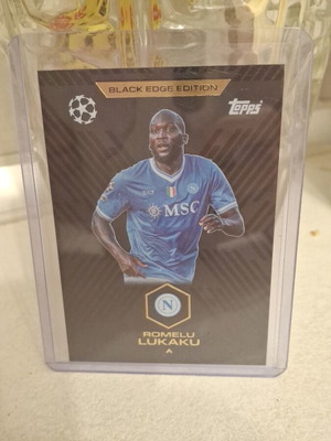 Romelu Lukaku Topps Black Edge card
