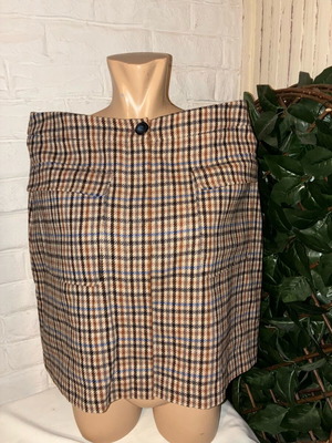 River Woods skirt like new, beige and brown, size XL