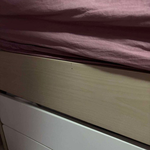 IKEA SLAKT bed used with trundle and storage space
