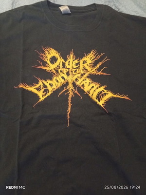 Order of the Ebon Hand T-shirt large, mint condition, Rotting Christ Yoth Iria