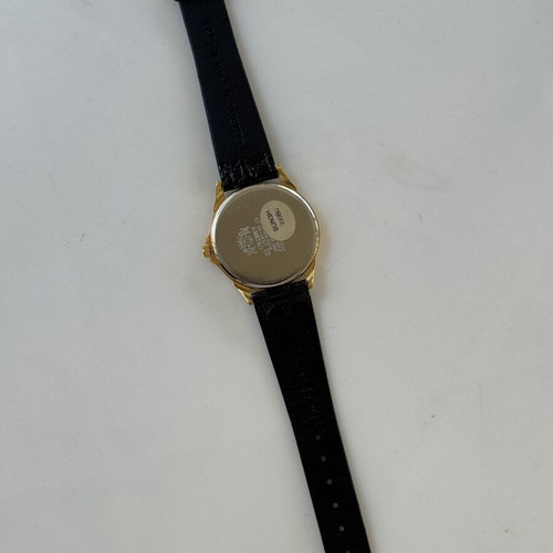 Orient Classic watch new, steel gold, leather strap, quartz