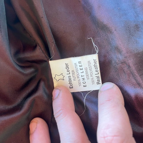 Leather jacket women like new, genuine leather