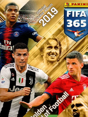 FIFA 365 Panini 2019 album used with stickers
