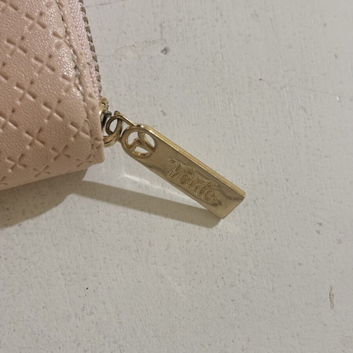 Verde large wallet nude pink color new