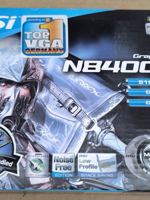 MSI N8400GS graphics card sealed, new