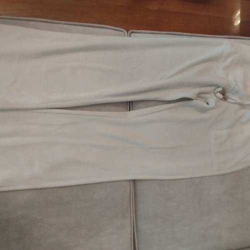 SugarFree white velour pants like new for girls 13-14 years