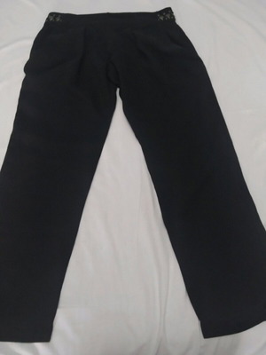 Desigual pants black size M with unique design, unused