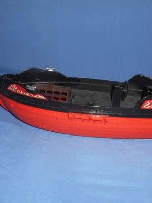 Simba friction boat used with wheels, 22 cm length