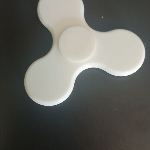 Fidget spinner white 3D printed new