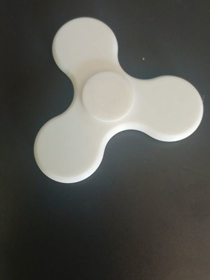Fidget spinner white 3D printed new