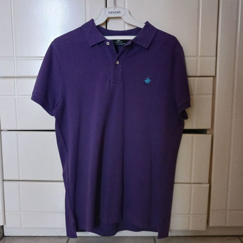 Beverly Hills Polo Club purple polo shirt like new, size S