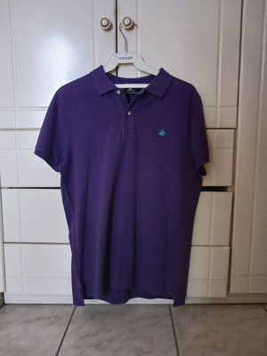 Beverly Hills Polo Club purple polo shirt like new, size S