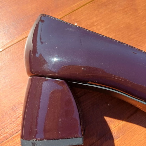 Zara pumps new size 38 burgundy with 5cm heel