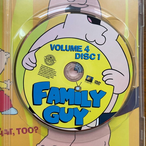 Family Guy DVD Volume Four like new, Region 1, no Greek subtitles