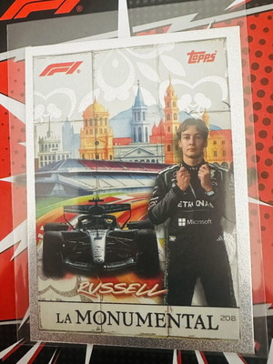 George Russell La Monumental Turbo Attax 2026 card like new