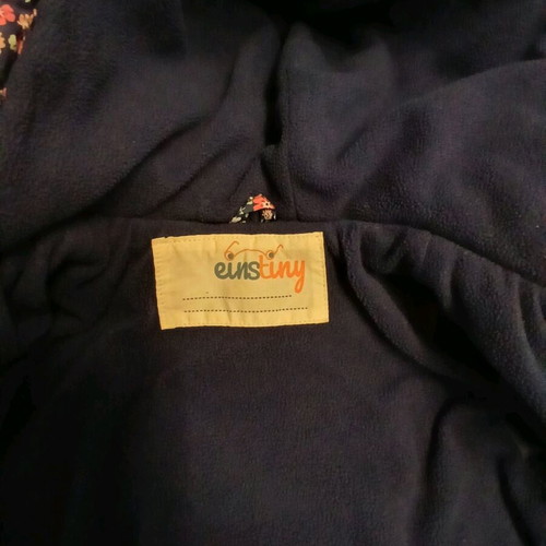 Mothercare jacket for 2-year-old girl, blue with pink flowers, like new