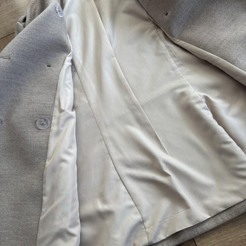 H&M beige pea coat size 44