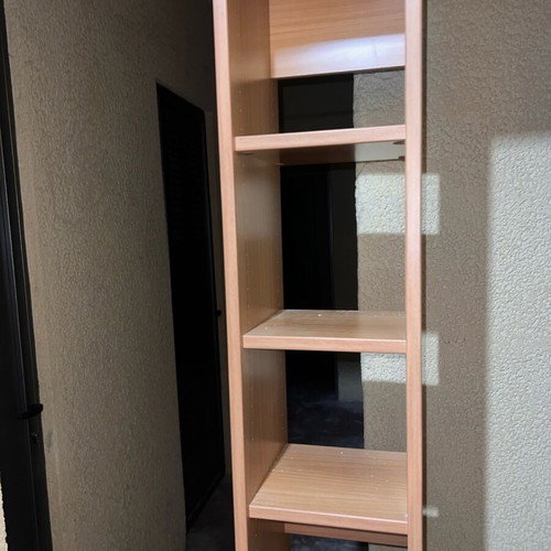 Solid wood bookcase like new