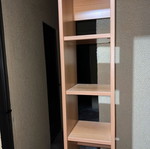 Solid wood bookcase like new