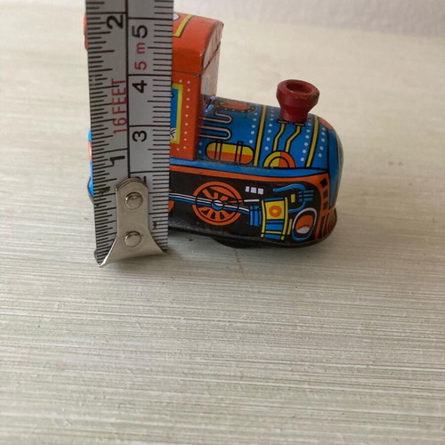 Small metal toy train made in China not working like new