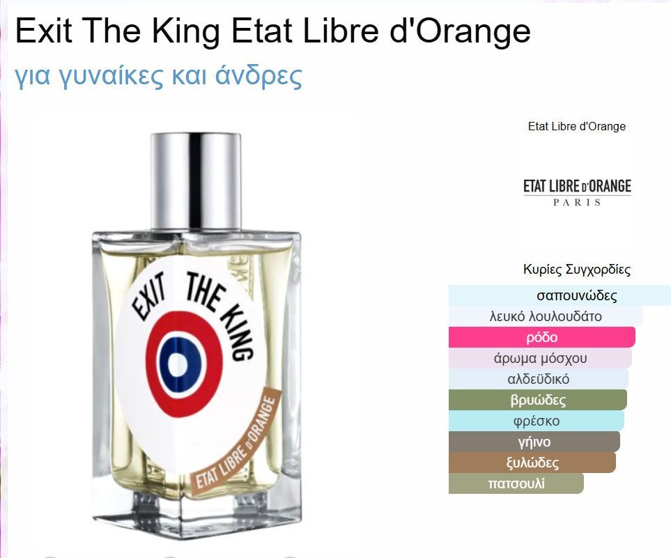 Etat Libre d'Orange Exit The King 2ml - € 5,00 - Vendora.gr