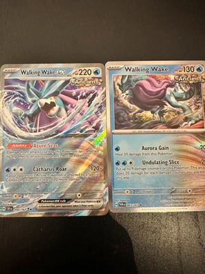 Pokemon cards new, 2 Walking Wake EX cards