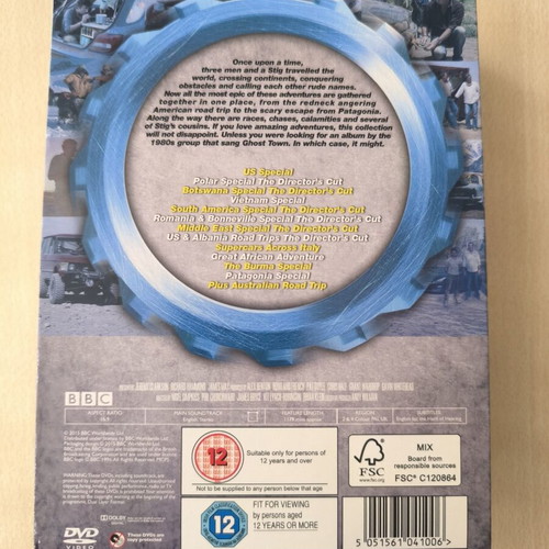 BBC Top Gear The Complete Specials Box Set DVD collection