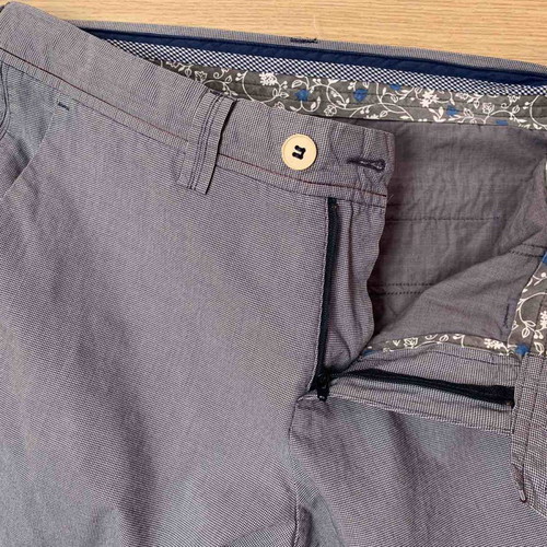 Sisley pants used, light grey striped, size 30, summer style