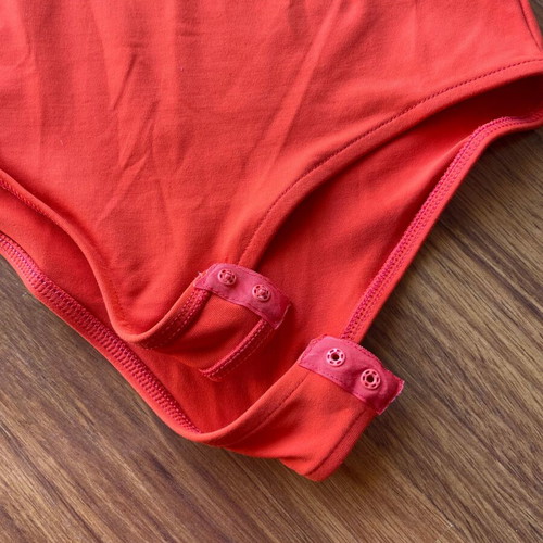 Zara women's bodysuit coral like new, size Small