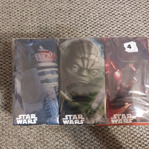 Star Wars collectible tissues, pack of 6, 4-ply, new