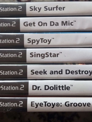 Πακέτο 7 παιχνιδιών PlayStation 2 σαν καινούργιο