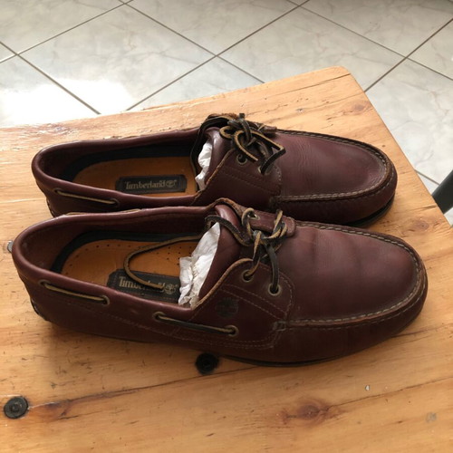 Timberland boat shoes like new, size 45, brown