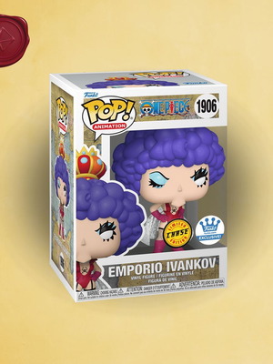 Funko POP! One Piece Emporio Ivankov CHASE new with Hard Stack
