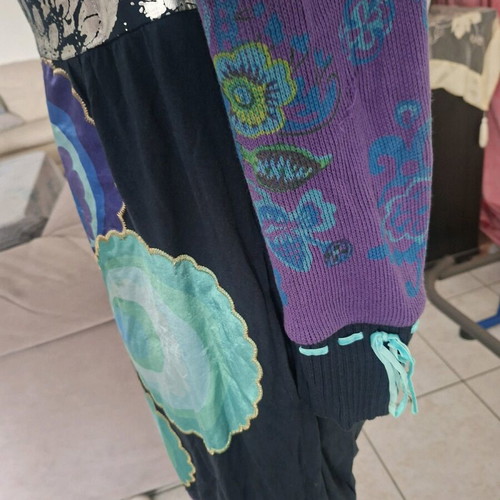 Desigual dress size M like new, blue multicolor