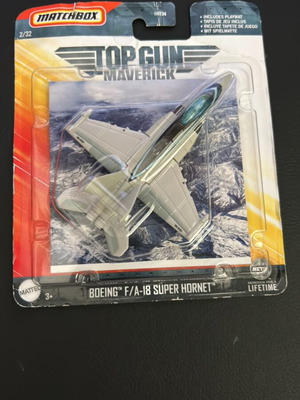 Matchbox Top Gun Maverick F/A-18 Super Hornet toy plane