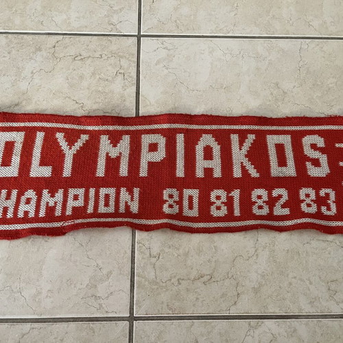 Olympiakos scarf vintage used