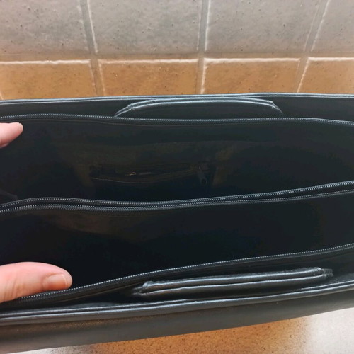 Falcon laptop case waterproof synthetic leather like new black