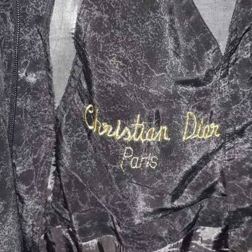 Christian Dior silk unisex jacket used, gray, size XL