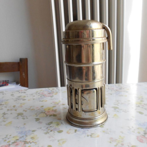 Old Italian coffee maker used