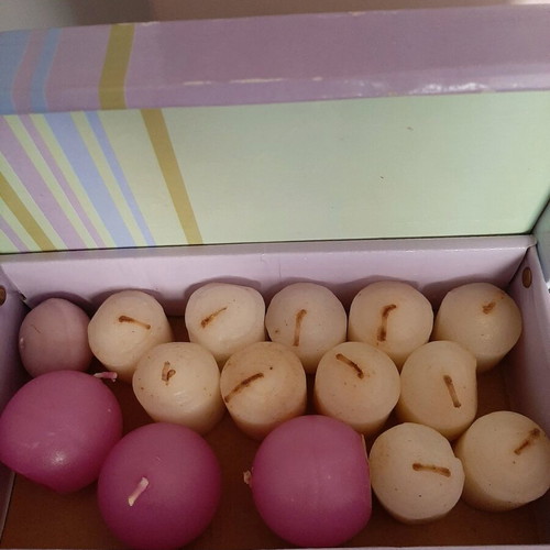 Box of candles used